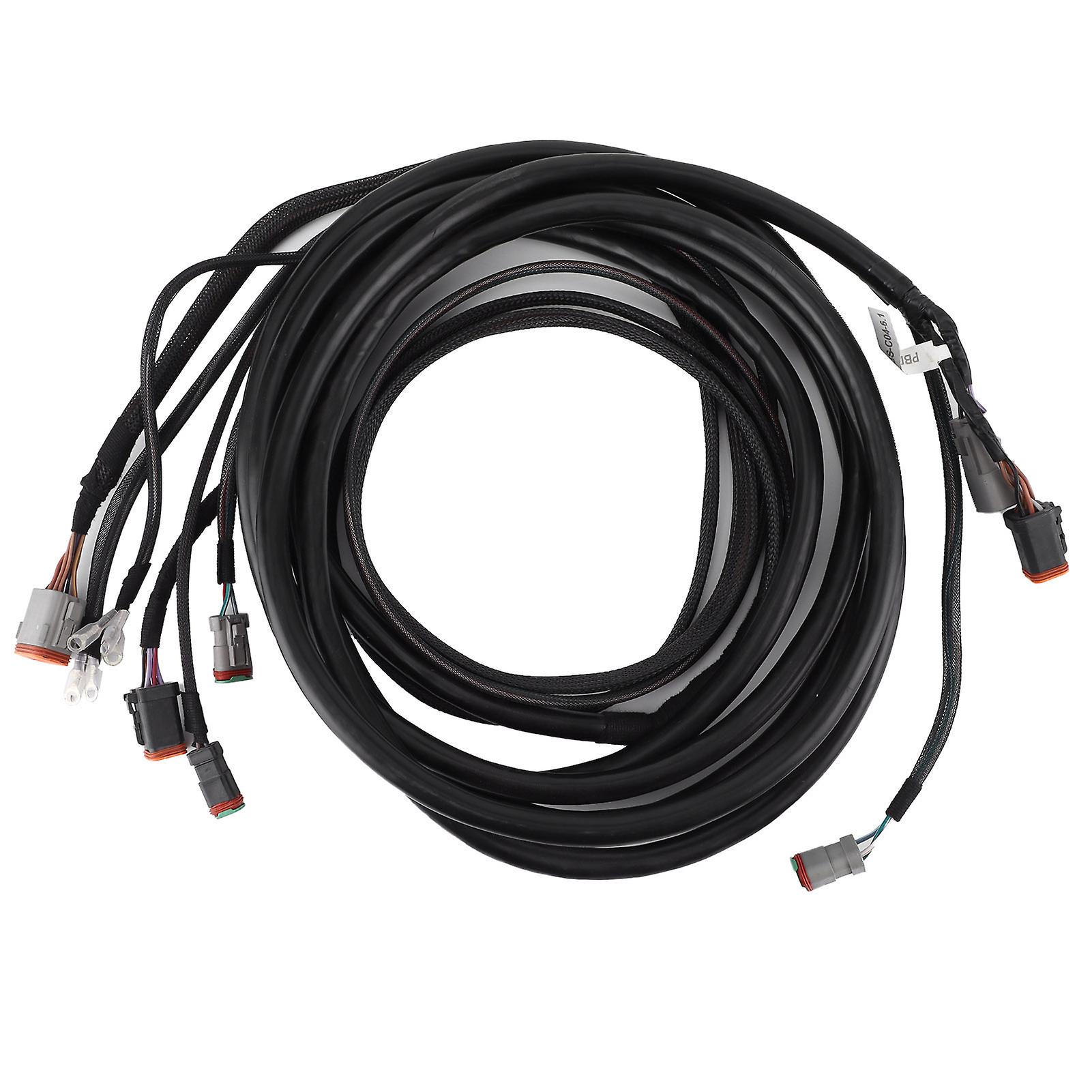 20ft Main Modular Ignition Wiring Harness Cable 176340 Fit for Johnson/Evinrude/OMC Outboard Motor Remote Control Box