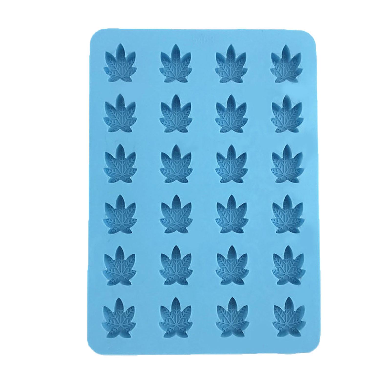 Maple Leaf DIY Silicone Flexible Ice Cube Mold for Making Ice Cream Cake