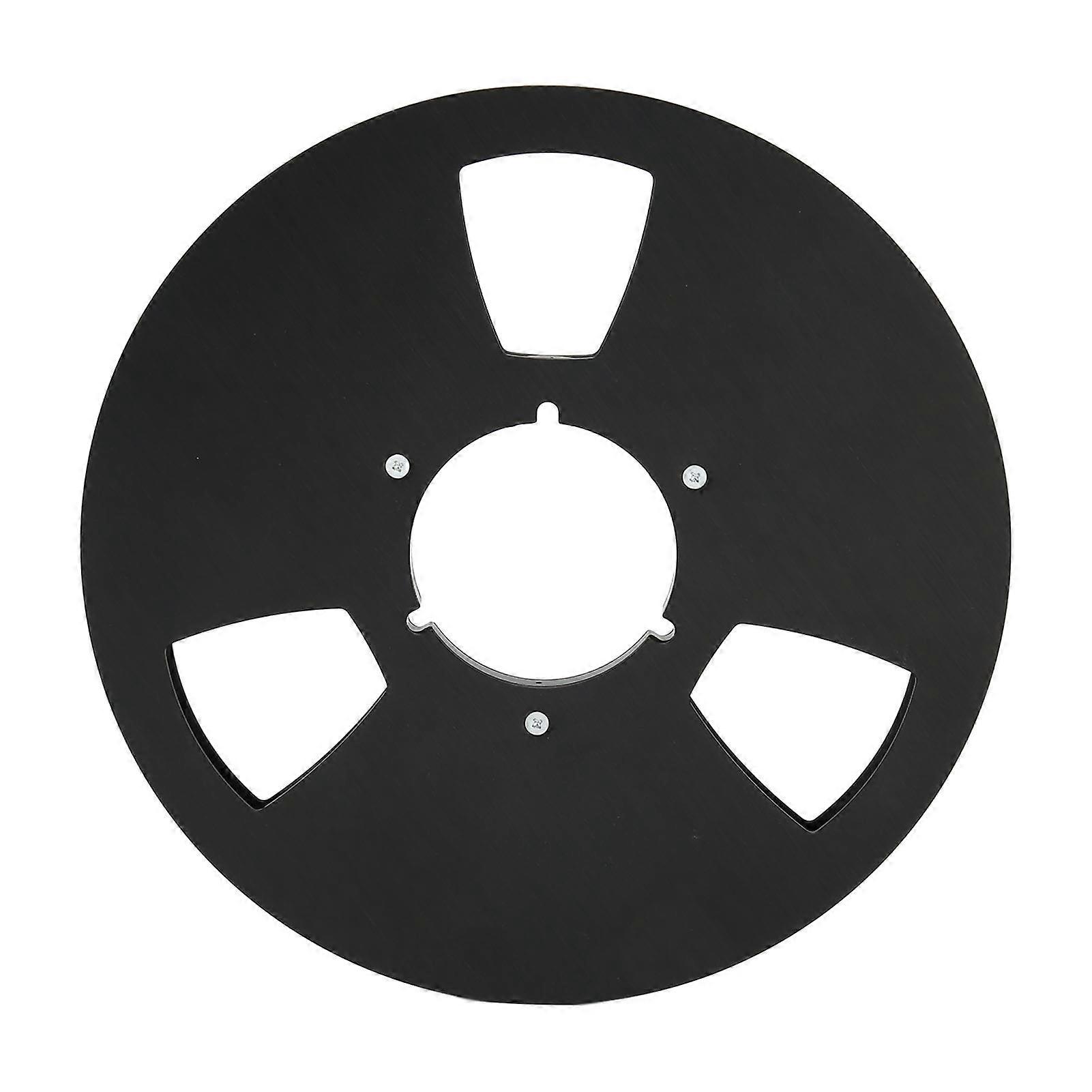 Black Empty Tape Reel for Ampex 456 Sound Reels – 10-Inch Size