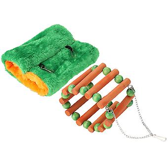 Funny Birds Toy Crawling Swing Hanging Cage for Parrot Hamster