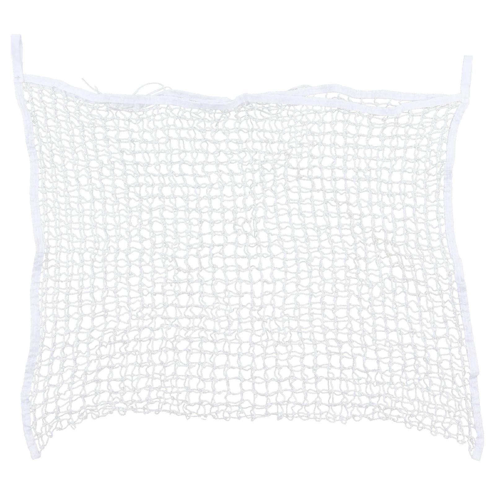Hay Net Bag PE Woven Rope Mesh Hole Bag Horses Slow Feeder Forage Storage Pouch White 60x90cm / 23.6x35.4in