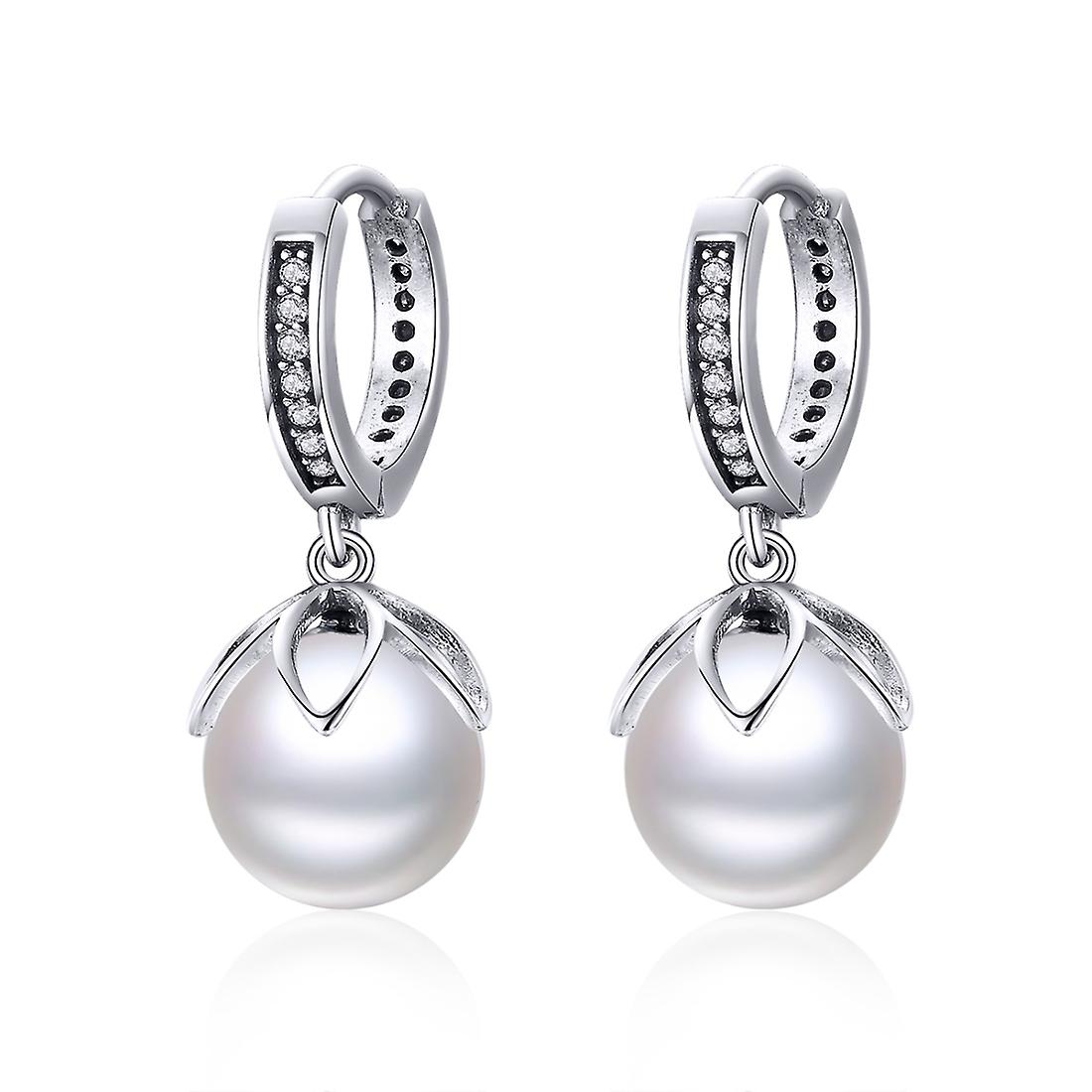 Round Shell Bead Earrings SCE482
