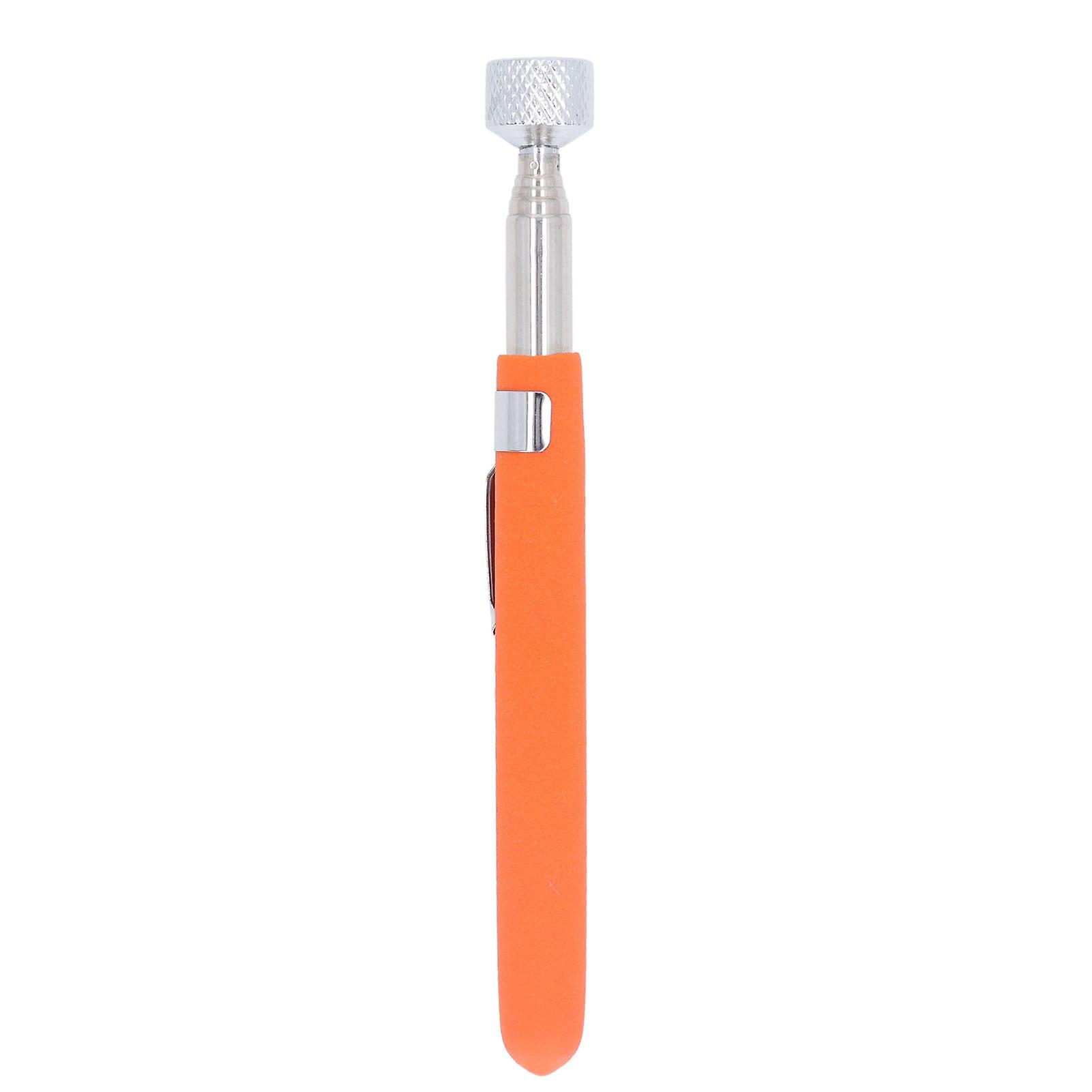 Telescoping Magnet Pickup Tool Portable Pen Clip Strong Suction Rubber Handle Retractable Magnetic Pick Up Stick 10lb