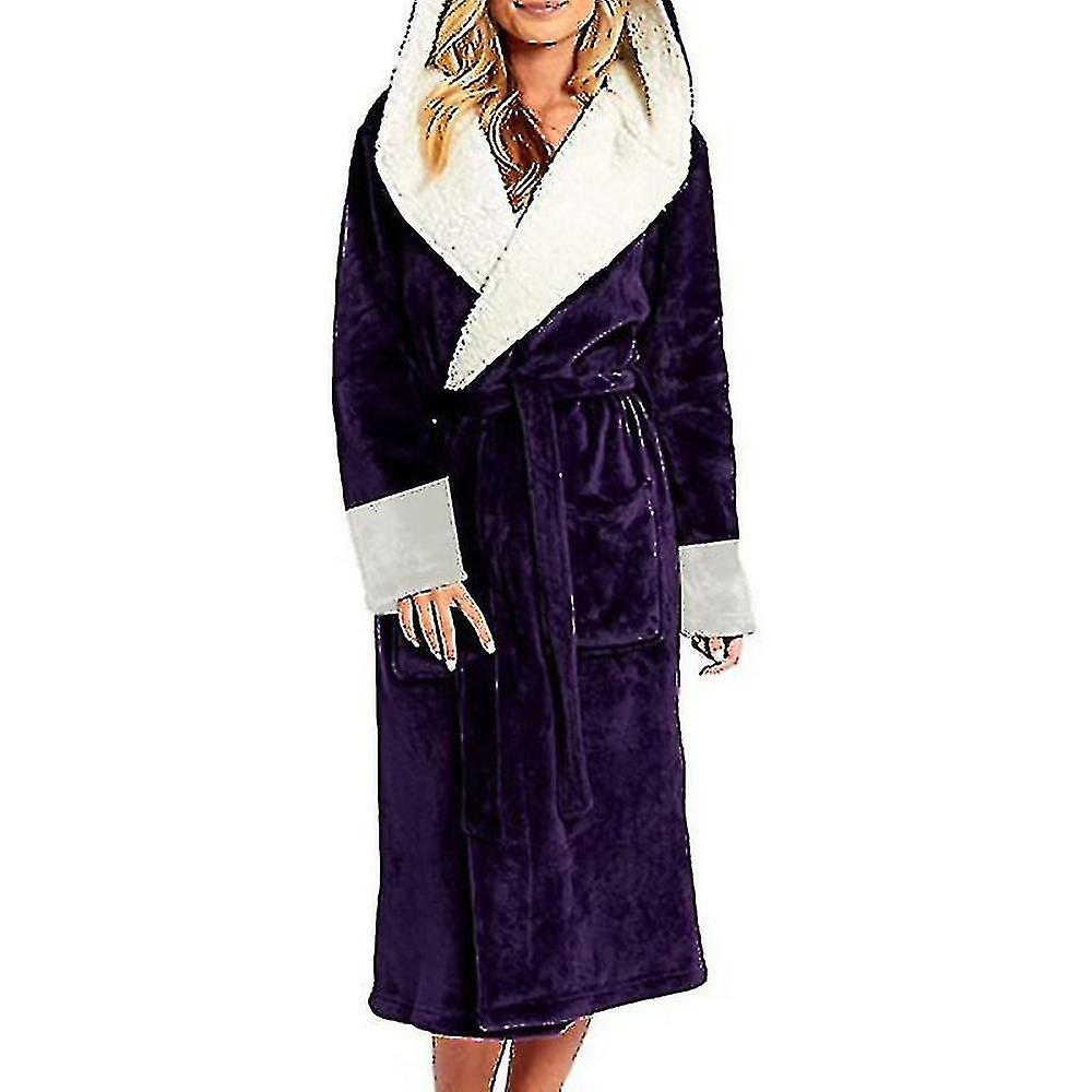 شيربا الصوف رداء الحمام المرأة لينة ثوب خلع الملابس مقنع رقيق سحب الحمام Robe_y