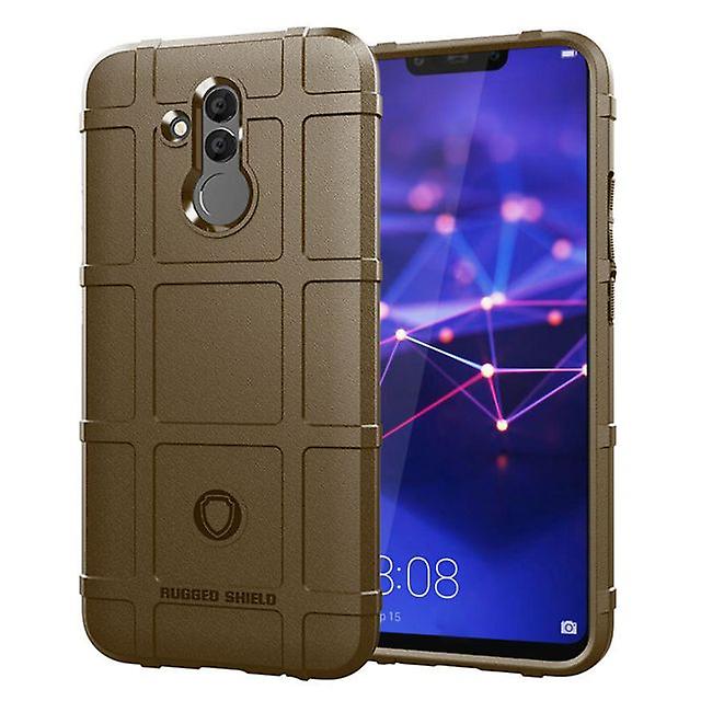 Durable Shockproof Protective Shell Case for Huawei Mate 20 Lite - Brown