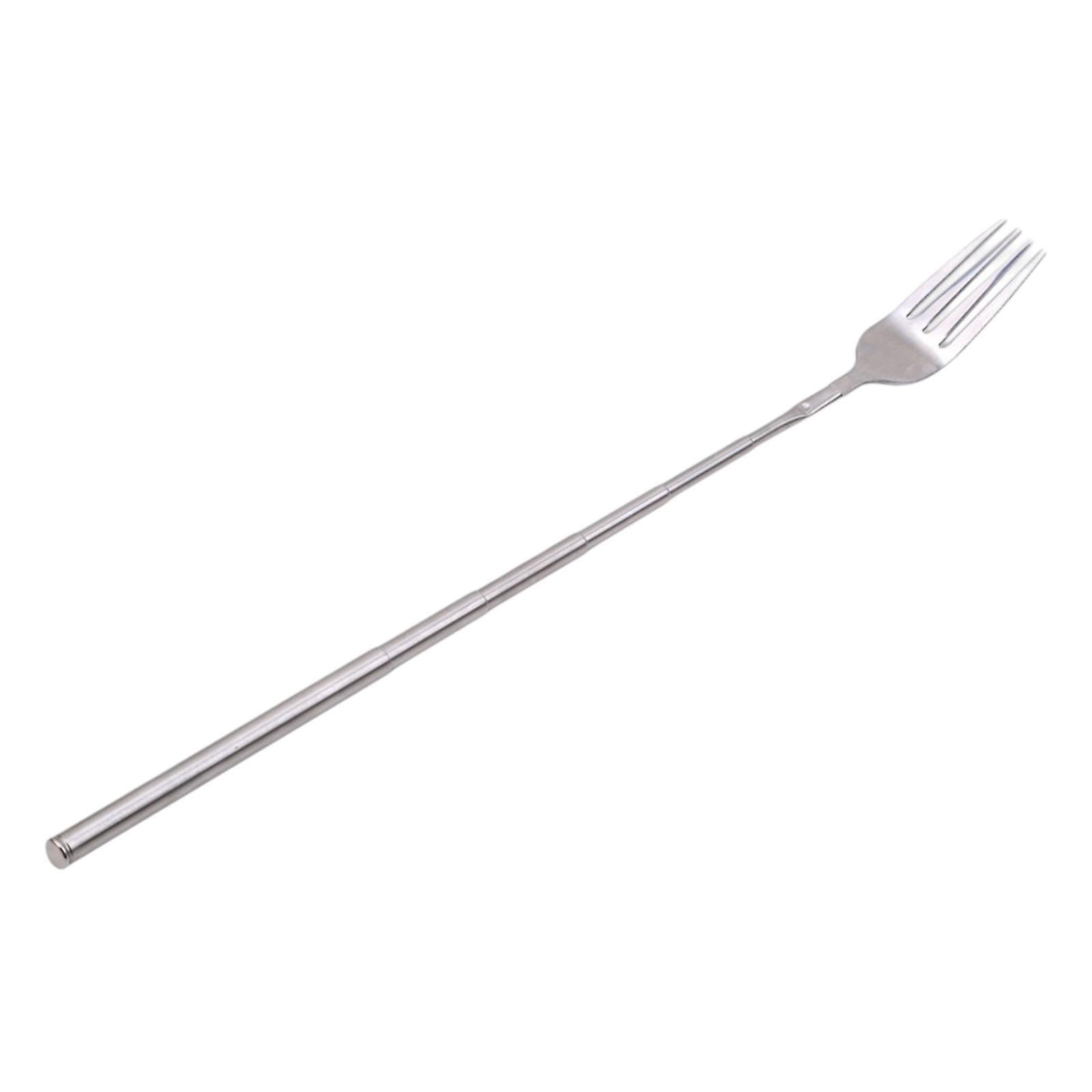 Extendable Fork 21-64cm Practical Dessert Fork for Picnic Backpacking Hiking