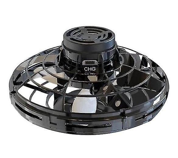 Black Induction Levitation Vehicle Fingertip Spinning Top Decompression Toy X2038