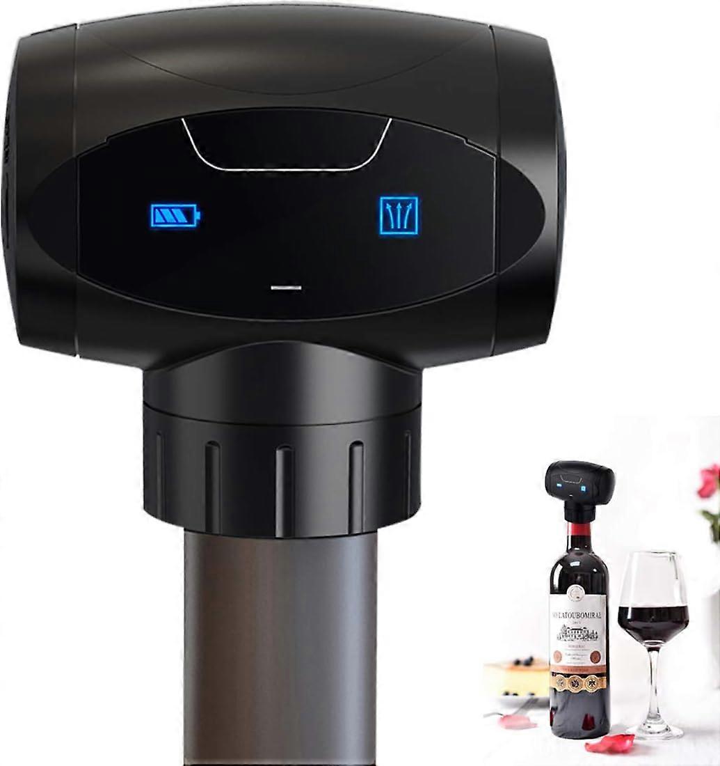 Electric Wine Saver Vacuum Pump with Wine Stopper-Wine Bottle Sealer