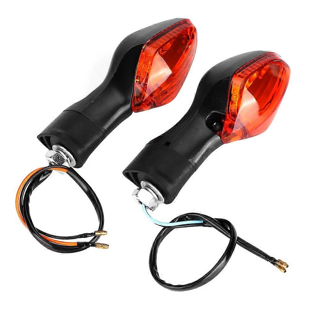 1 Pair Turn Signal Indicator Lamp Fit for Honda CRF250L Motorcycle Modified Black Yellow NO.82744