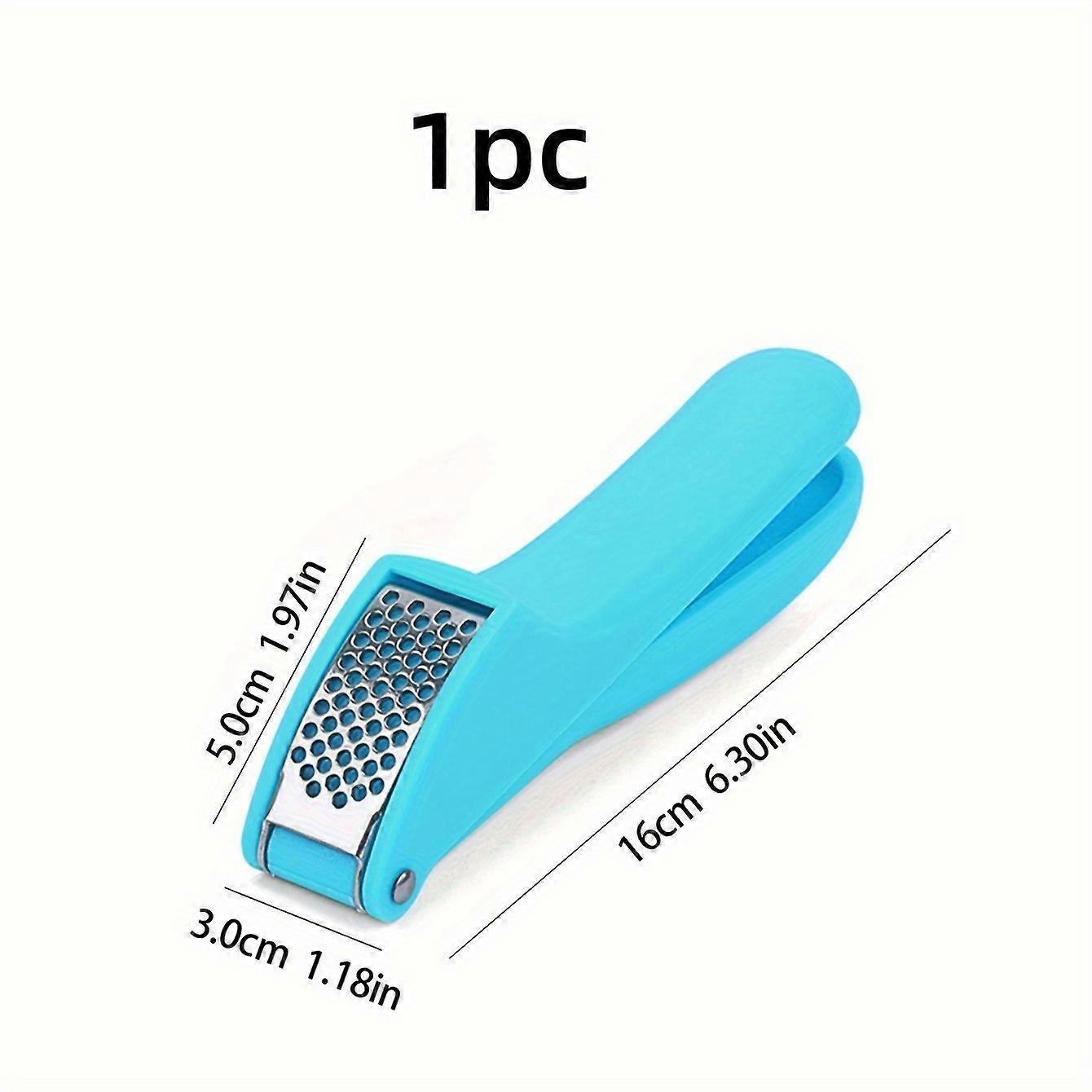 1pc, Garlic Press, Multifunctional Stainless Steel Garlic Press, Metal Garlic Mincer, Washable Garlic Crusher, Kitchen Garlic Chopper, Ginger Squeezer