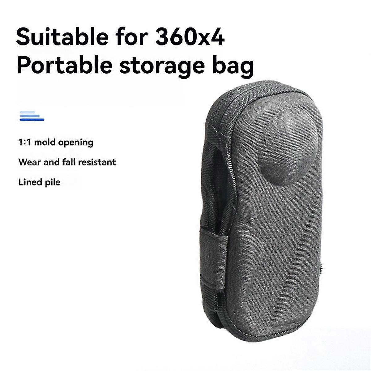 Suitable for X4 Sports Camera Protective Case Mini Storage Box, Splashproof and Shockproof,A