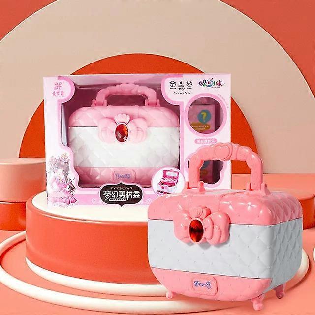Dětský make-up Krása Simulace Kosmetika Set Předstírat Hračky Se Zrcadlem Netoxický Bezpečný Dárek K Narozeninám Pro Dívky