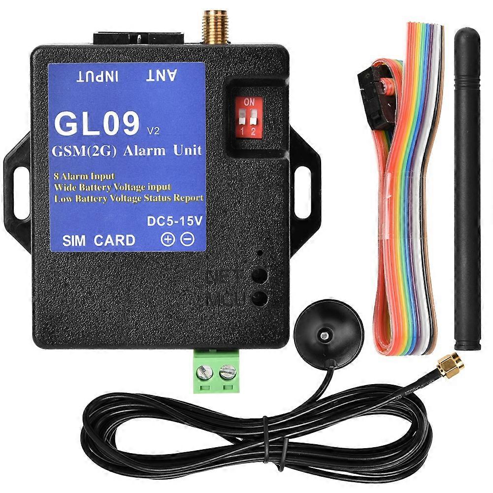 GL09 8 Channel Battery Operated App Control GSM Alarm Systems SMS Alert Security System