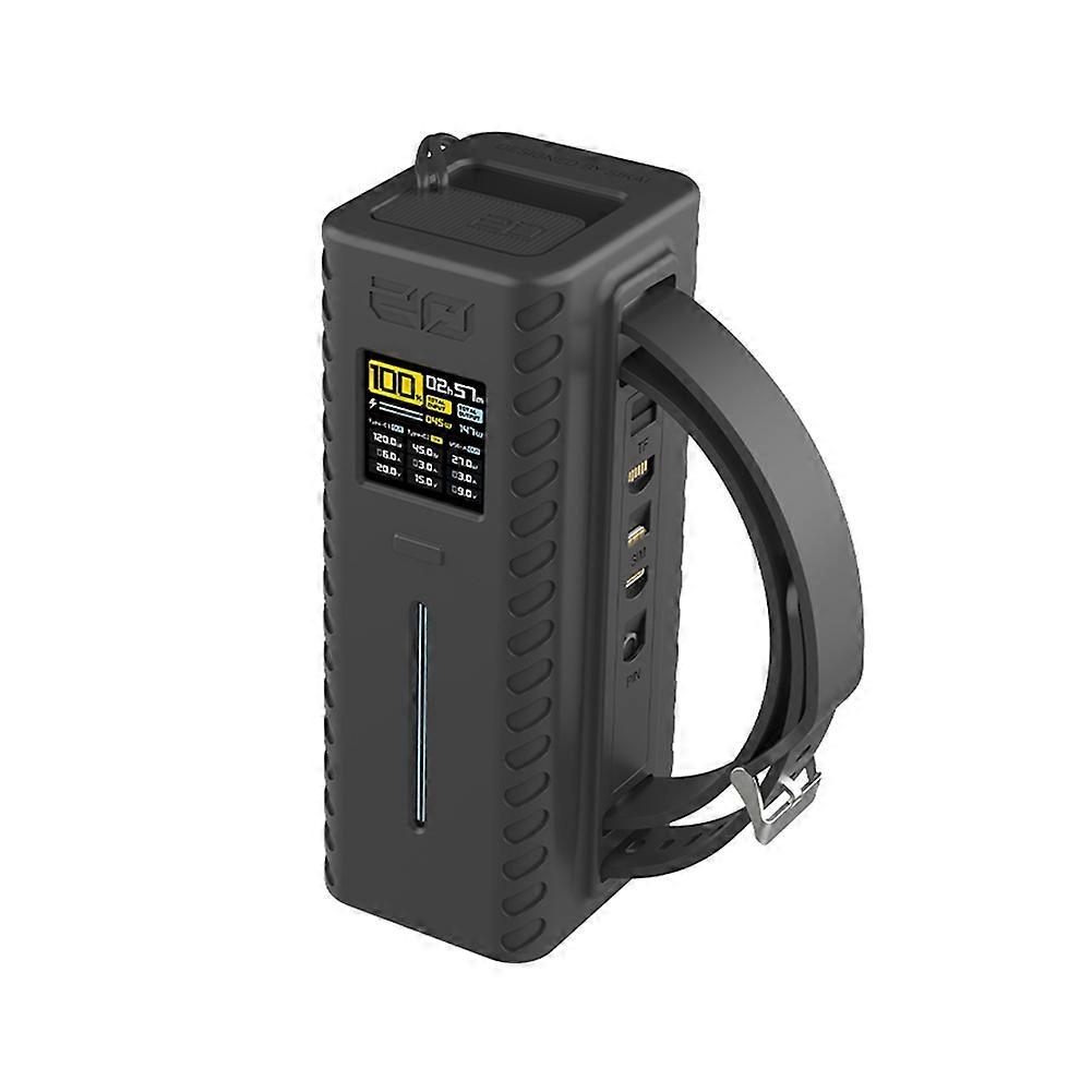 Silicone Case for CUKTECH No.20 Power Bank USB C Cable Organizer with Handle Design Fits Dustproof D