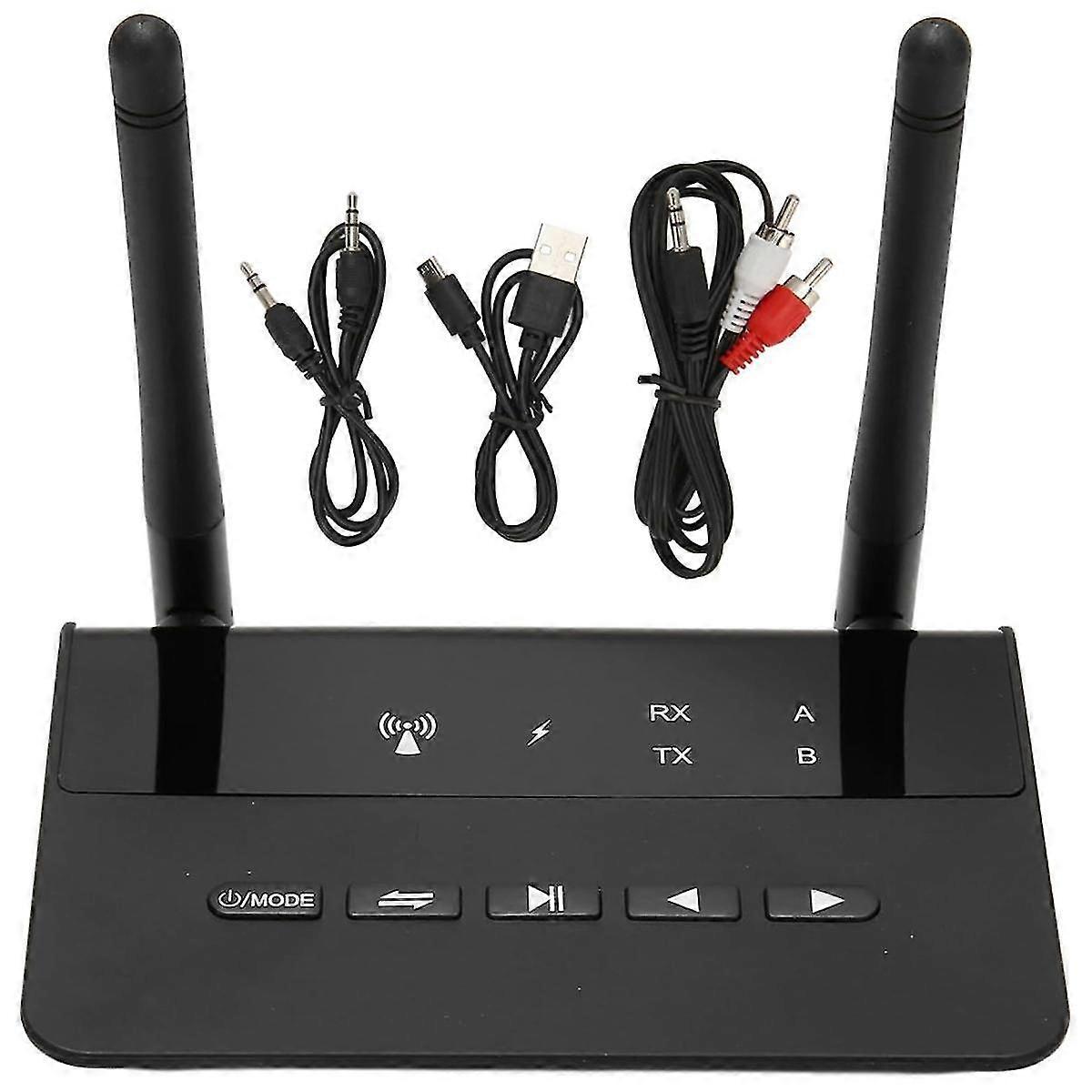 بلوتوث 5.2 جهاز استقبال الإرسال ، محول صوت لاسلكي طويل المدى 200 قدم 2 في 1 مع شريحة CSR ، F