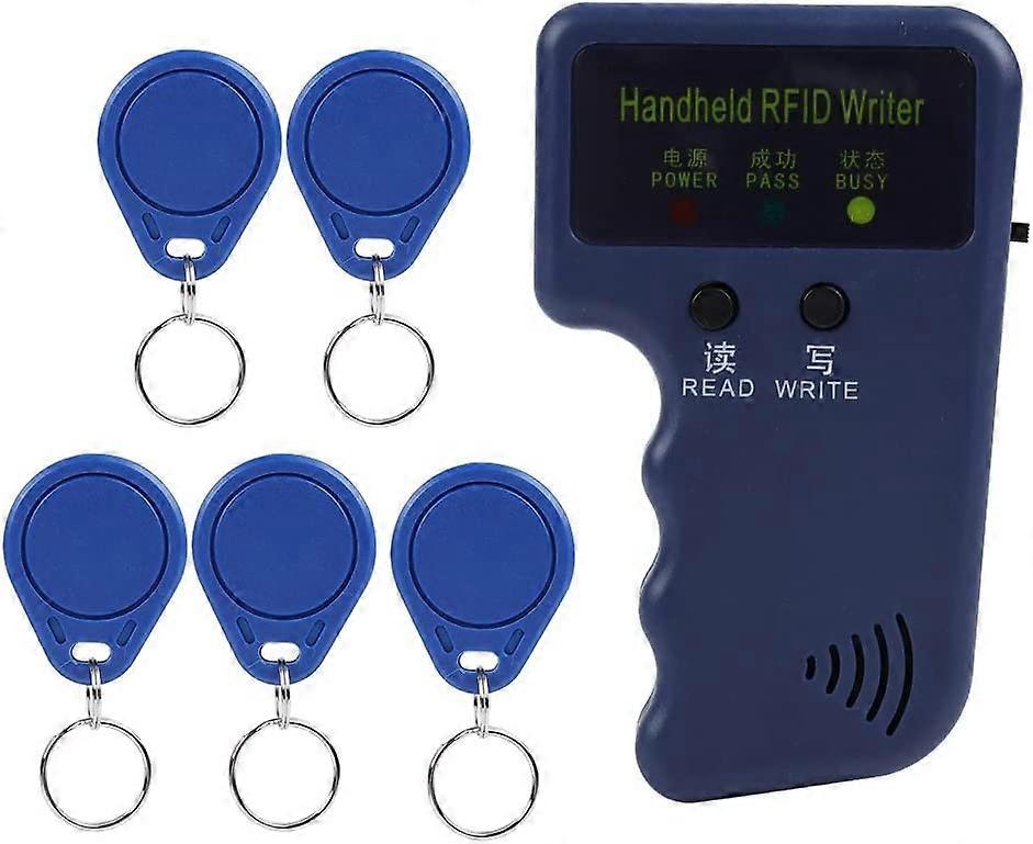 RFID بطاقة ناسخة المحمولة المحمولة RFID بطاقة الهوية الناسخ ناسخة الكاتب مع 5 علامات