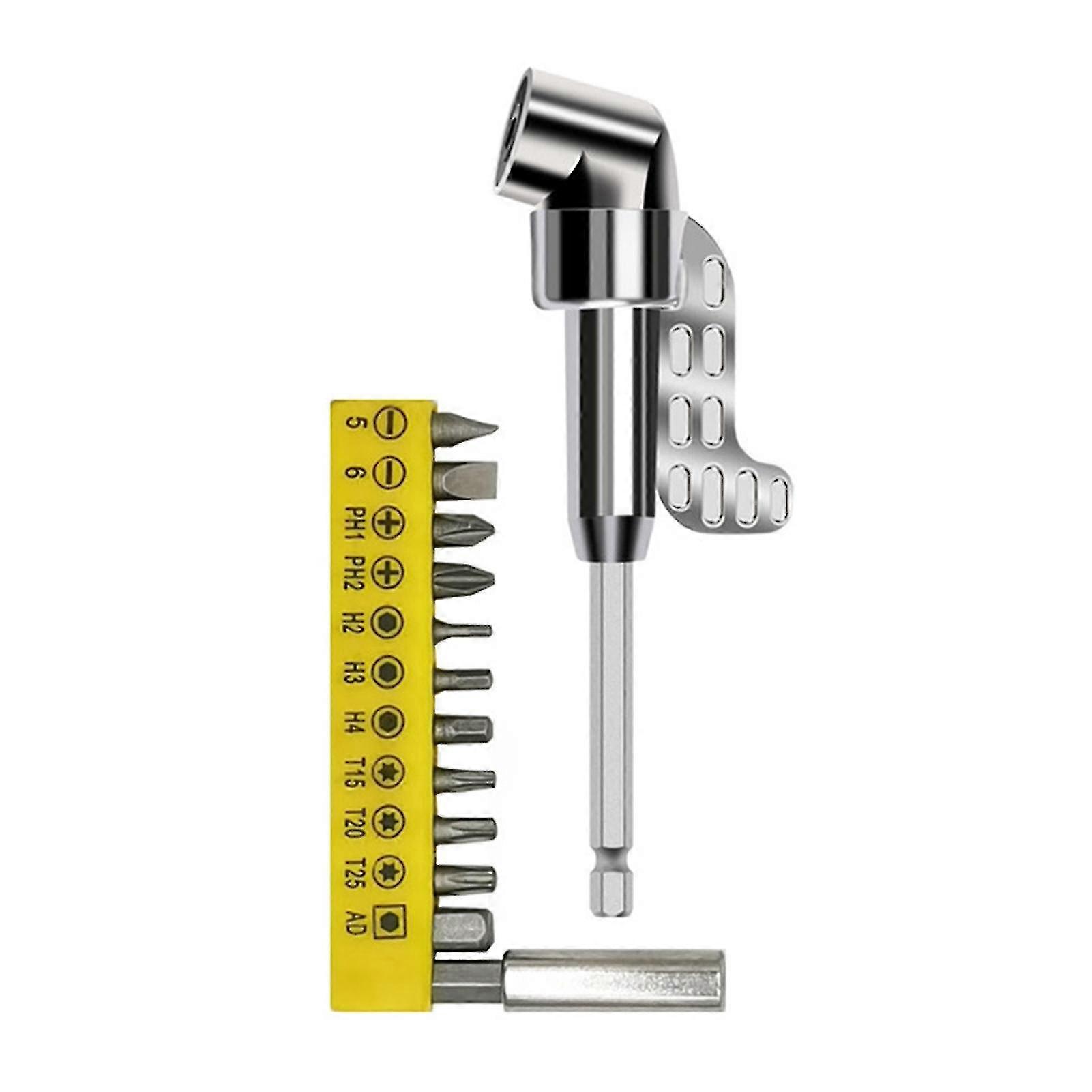 Right Angle Drill Attachment Convenient Labor-saving Assistant Tool Right Angle Drill Bits Adapter Holder For Screws