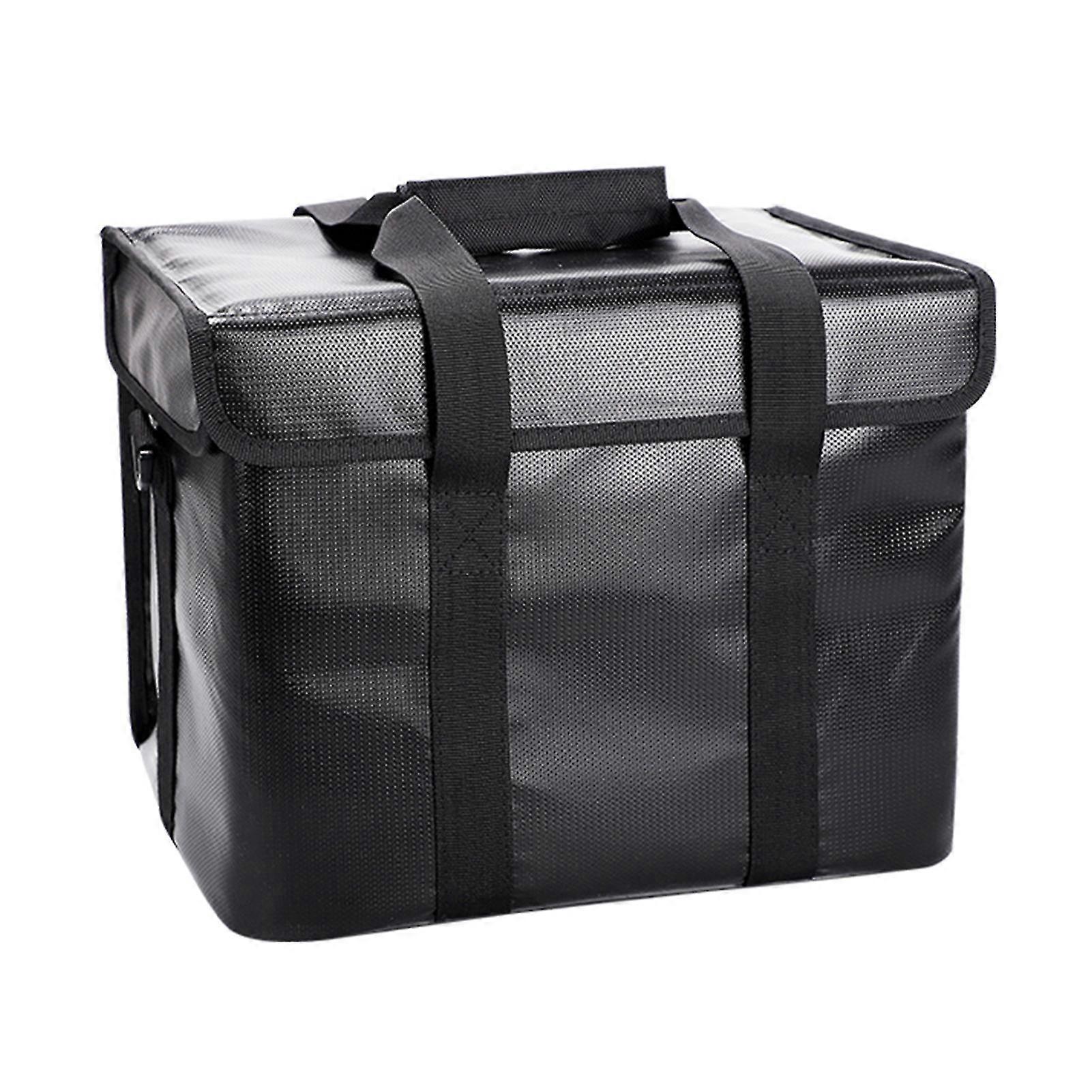 Fireproof Lipo Safe Bag Explosionproof Protective Battery Waterproof Bag With Zippers Handle Strap Portable Storage Guard Pouch For Battery Storage An