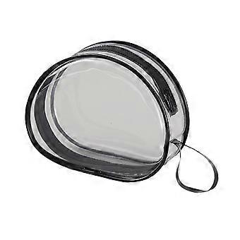 Clear Figure Display Bag Organizer PVC Doll Display Case for Doll Collectors Black