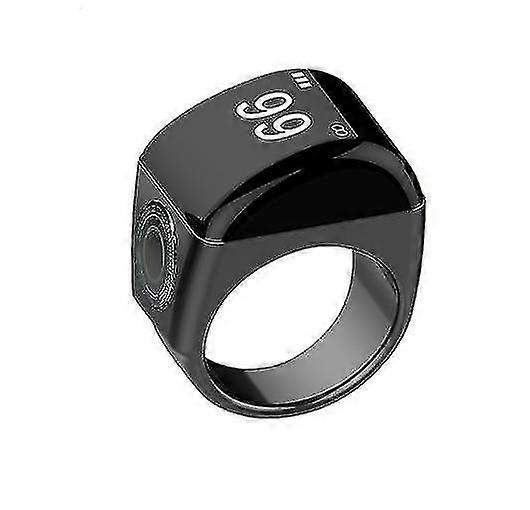 silver18mm digital multifunctional ring worship prayer counting clock smart ring