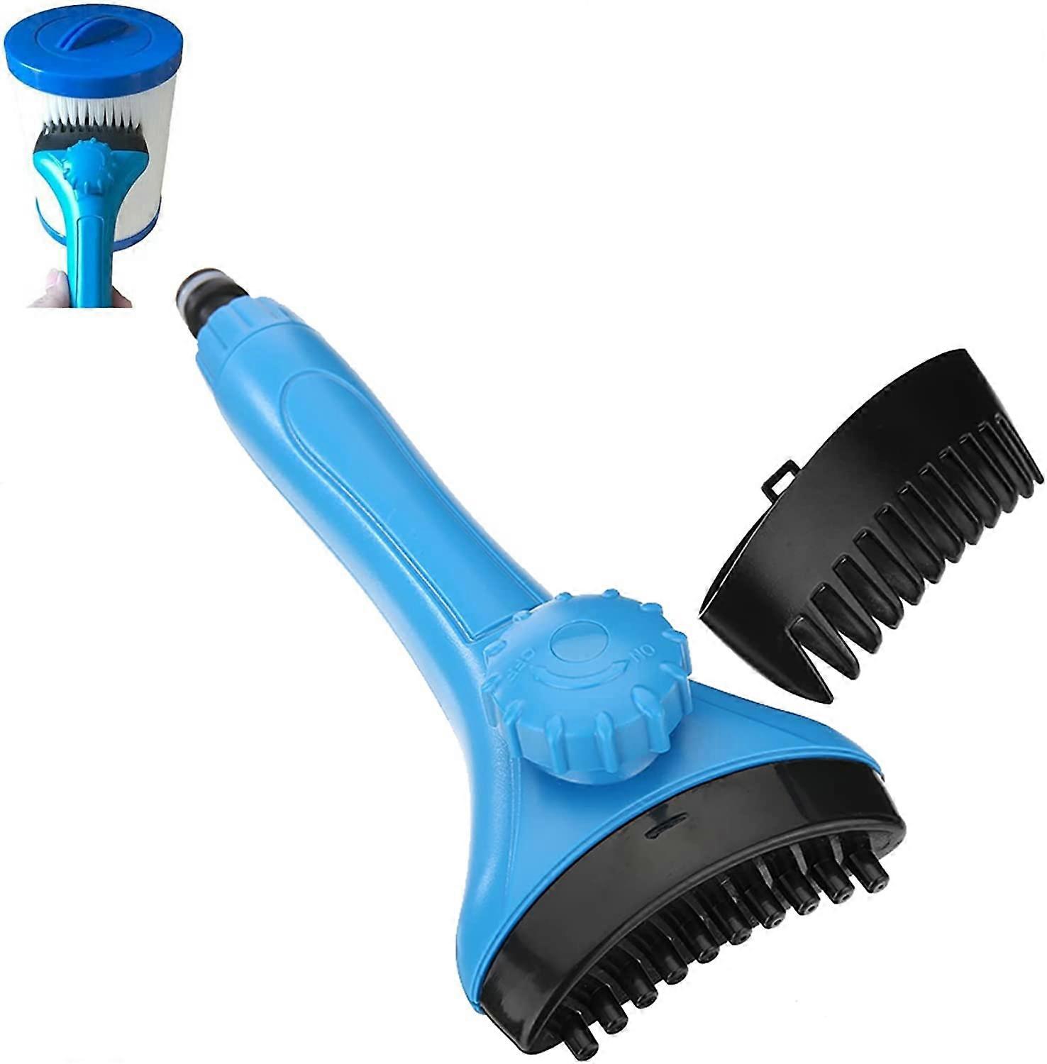 Pool Filter Cleaner Clean Brush, Filter Cartridge For Swimming Pool And Spa Cleaning Tool Handheld Filter Jet Cleaner With Adjustment Knob