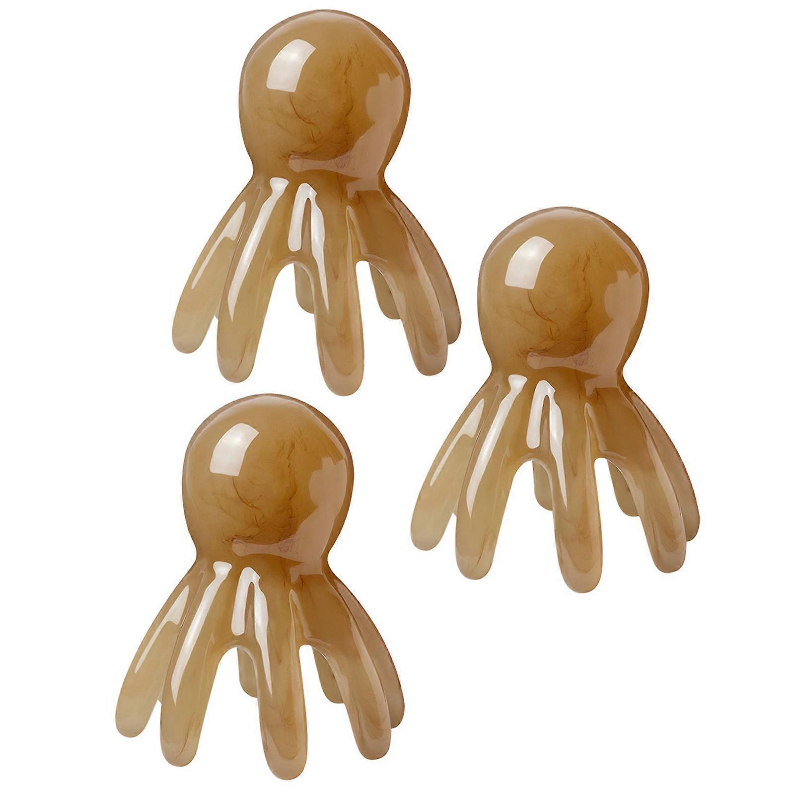 Cute Octopus Style Hair Massage Comb Soft Relaxation Comb for Home Dorm