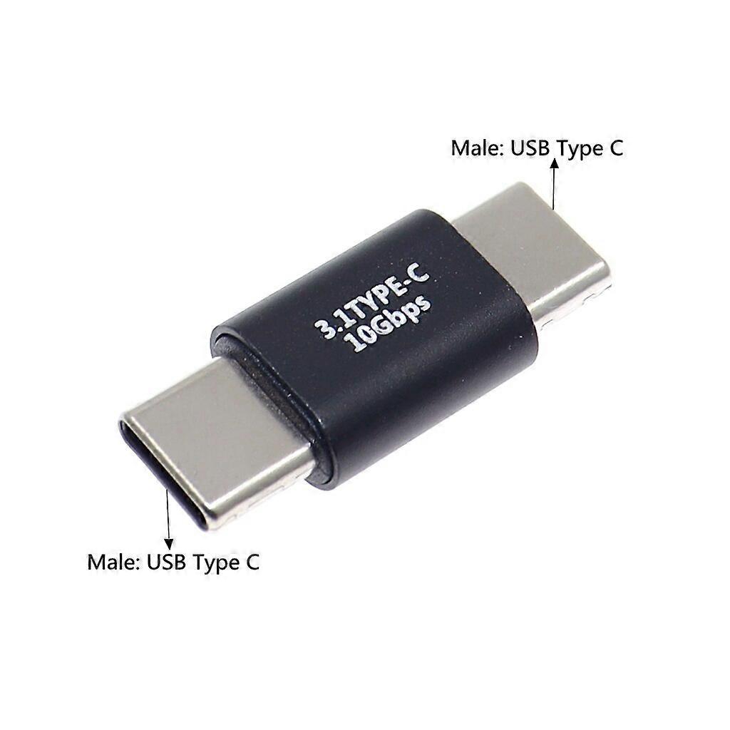 USB Adapter 3.1 Type C Female Male, 10 GBPS Converter, Data Load, and Synchronization, Laptop, Tablet and Telephone Expansion Socket