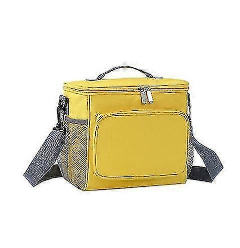 Insulated Lunch Bag Large Portable Reusable Lunch Box For Office Work School Picnic Beach,leakproof Freezable Cooler Bag With Adjustable Shoulder Stra