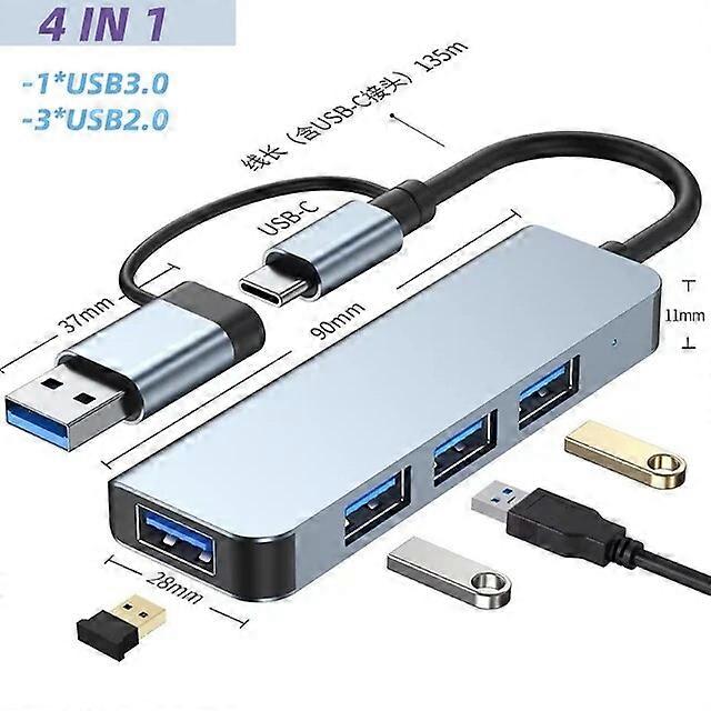 NOKLEAD 4 5 7 8 IN 1 Hub USB C Docking Station USB C Hub Multiple Monitor Adapter PD SD TF Video Card For Macbook Lenovo etc