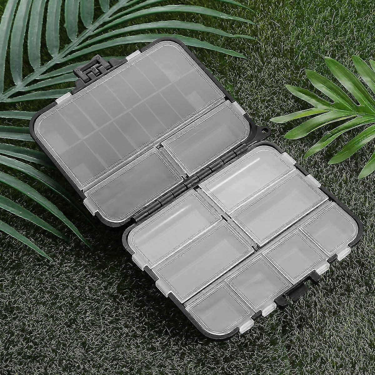 Olta Takımı Kutusu, Plastik Balıkçı Kutusu Profesyonel Balıkçılık Aksesuarları Saklama Kutusu (siyah)