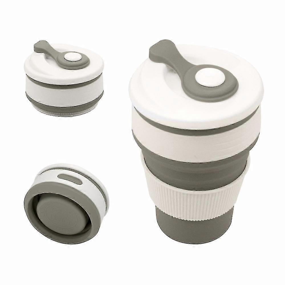 350ml Coffee Mugs Travel Collapsible Silicone Cup Folding Water Cups Bpa Free Food Grade Drinking Ware Mug Tea Coffee Cups