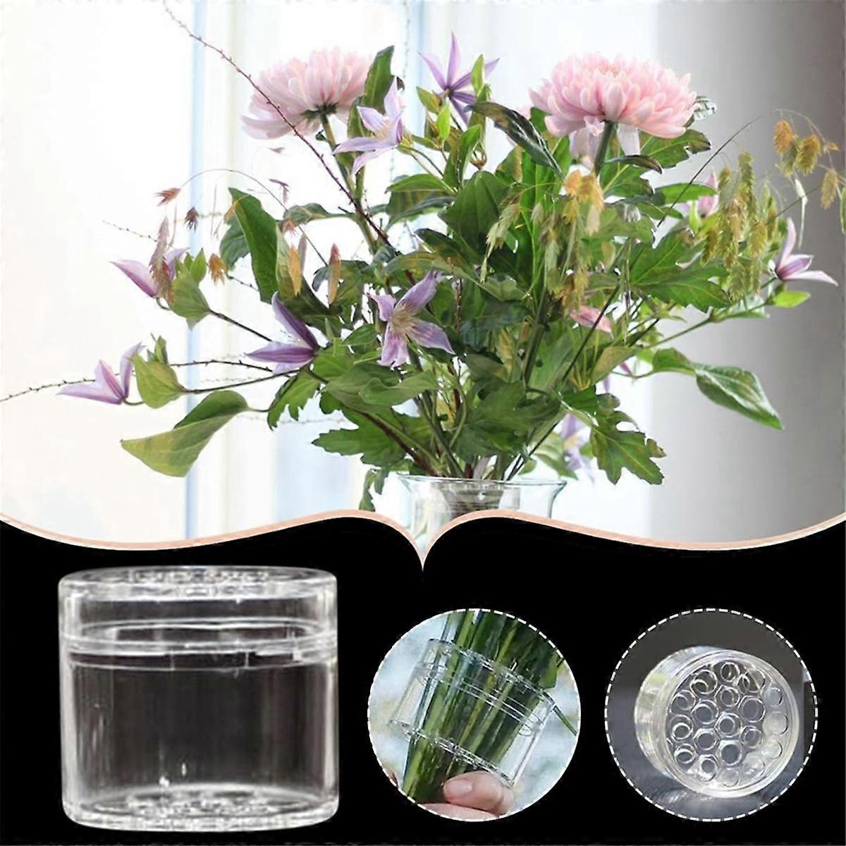 3 Pcs Spiral Ikebana Stem Holder, Transparent Reusable Floral Grid for Vase, Bloom Shaper for Flowe