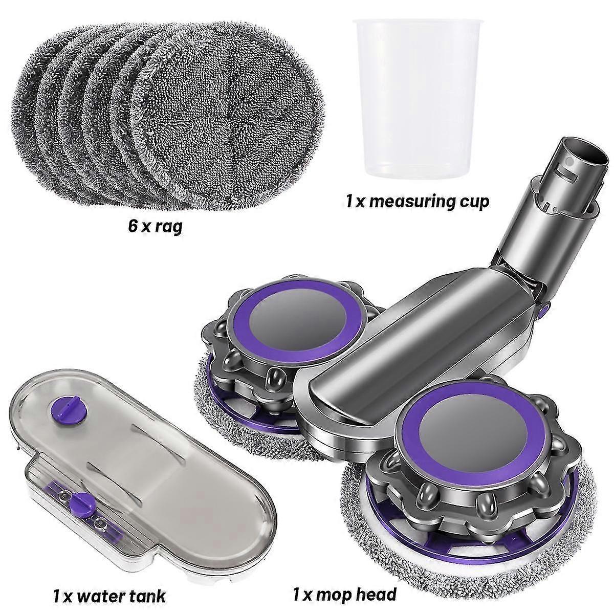 Electric Wet Dry Mopping Water Attachment Compatible For Vacuum Cleaner V6 Dc58/dc59/dc62 Model