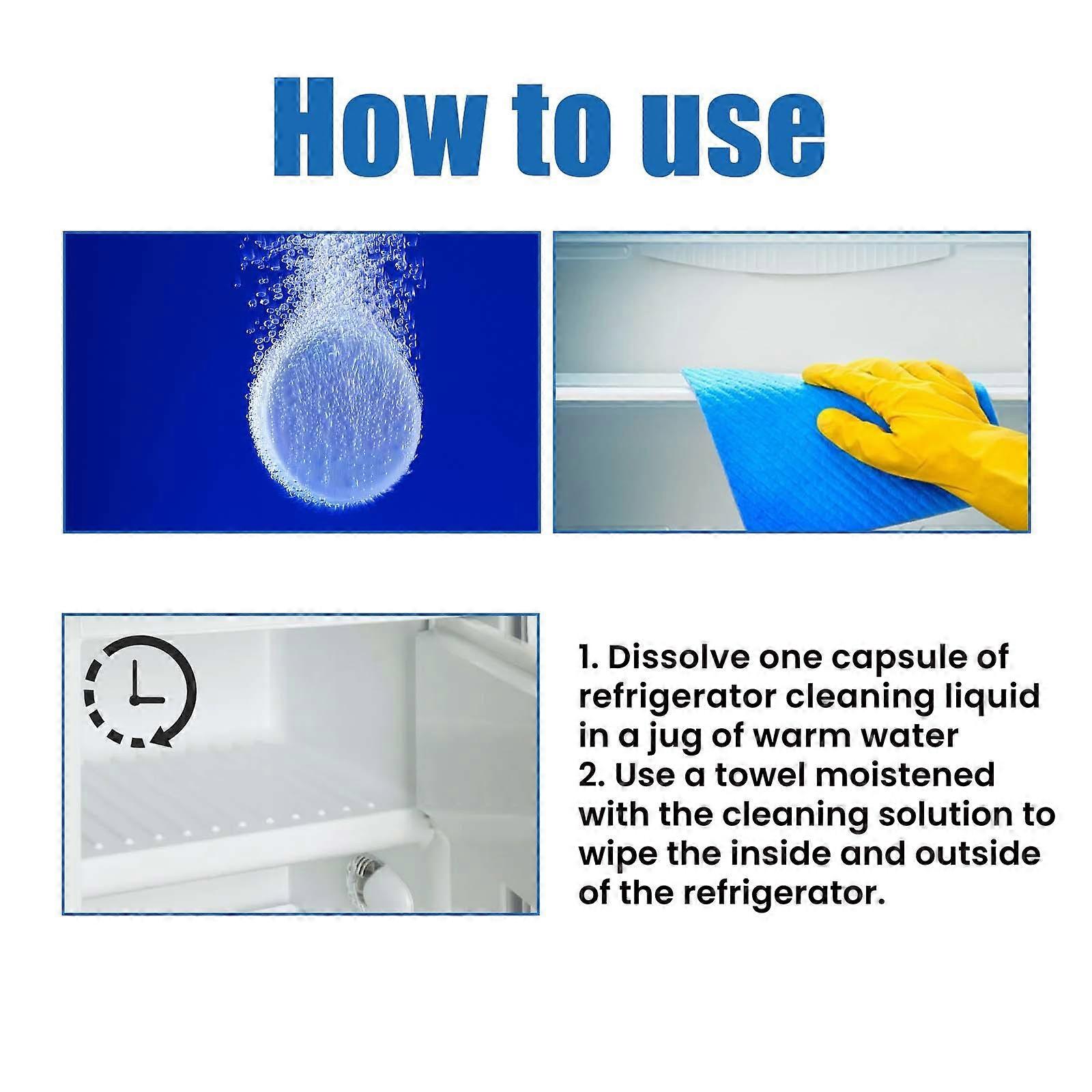 Refrigerator Cleaner With Powerful Cleaning Solution Refrigerator ...