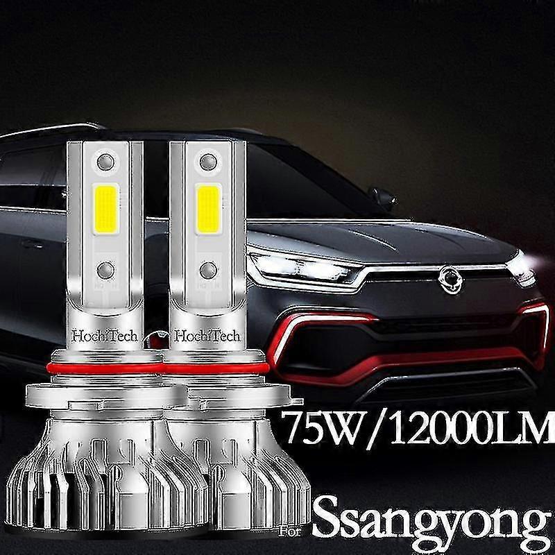 For Rexton Tivoli Xlv Korando Musso Rodius Stavic Actyon Kyron High Beam Low Beam Headlight Bulbs Led Fog Light H1 H7 H11 Zy