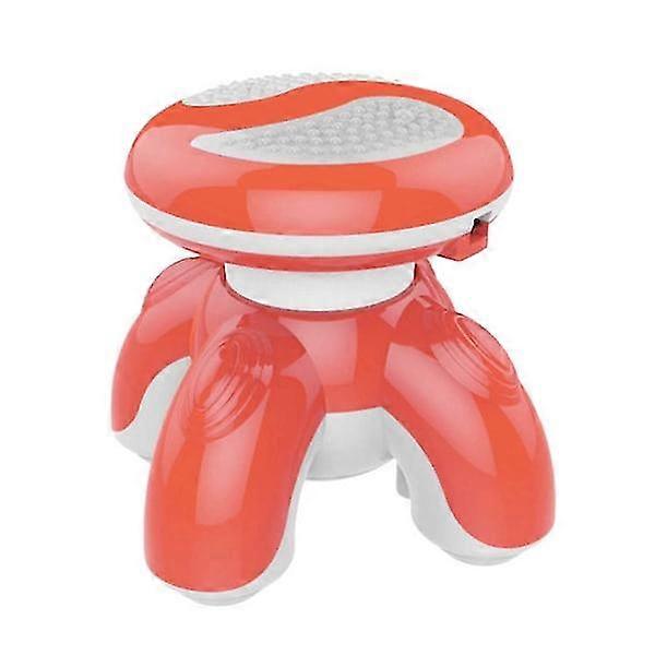1pc Mini Massager Neck Back Vibrating Massage Red