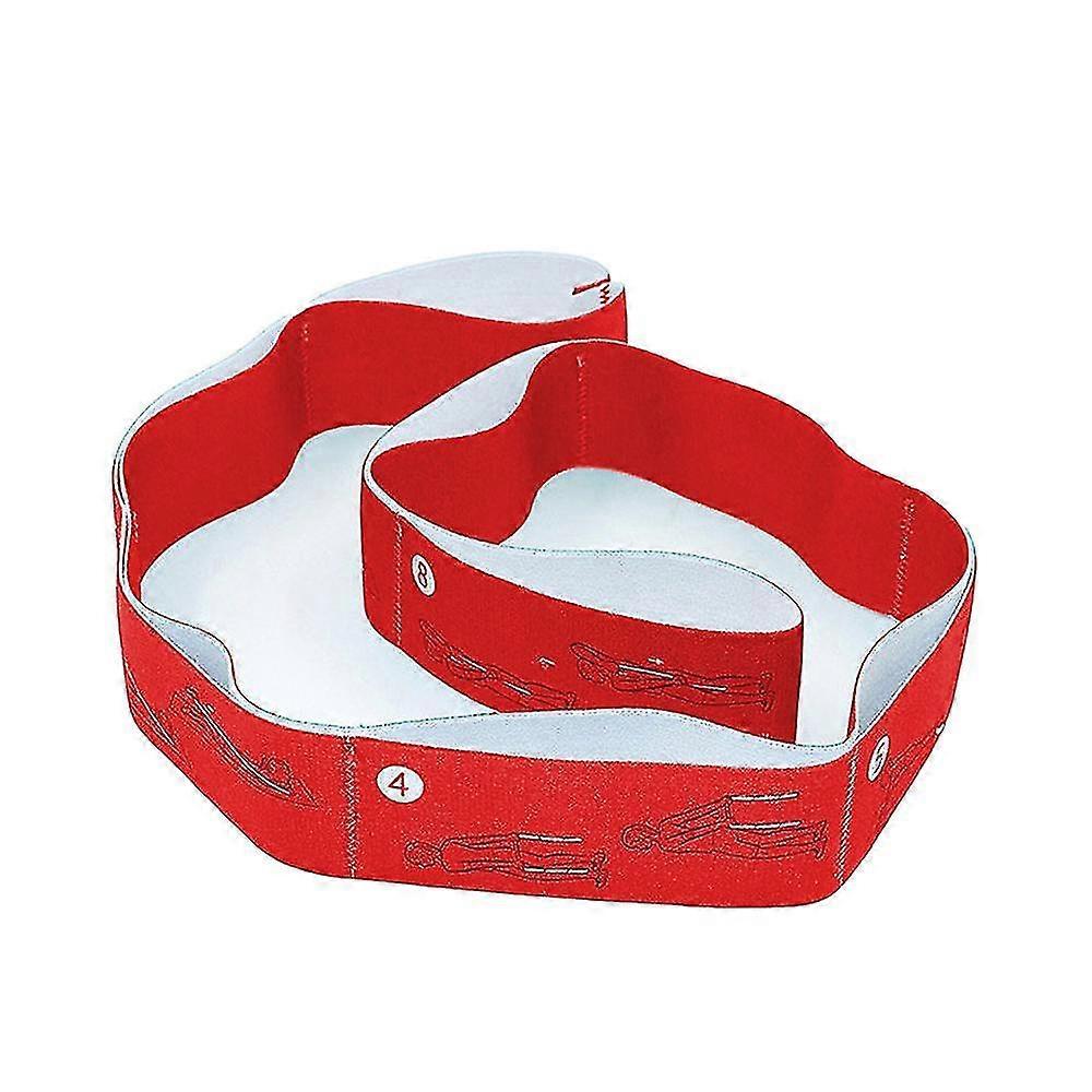 Yoga Elastic Stretching Strap-red
