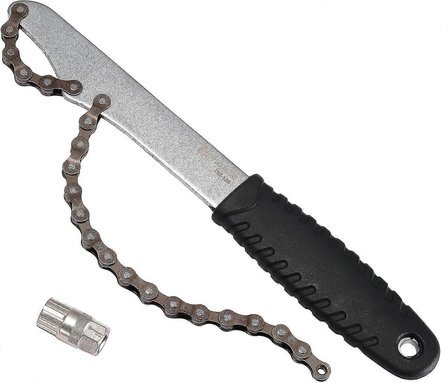 Bicycle Chain Whip, Flywheel Puller Tool Chain Wheel Remover Puller Screw Cage Suitable