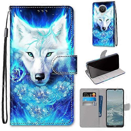 For Nokia 6.3 / G20 / G10 Coloured Drawing Cross Texture Horizontal Flip PU Leather Case