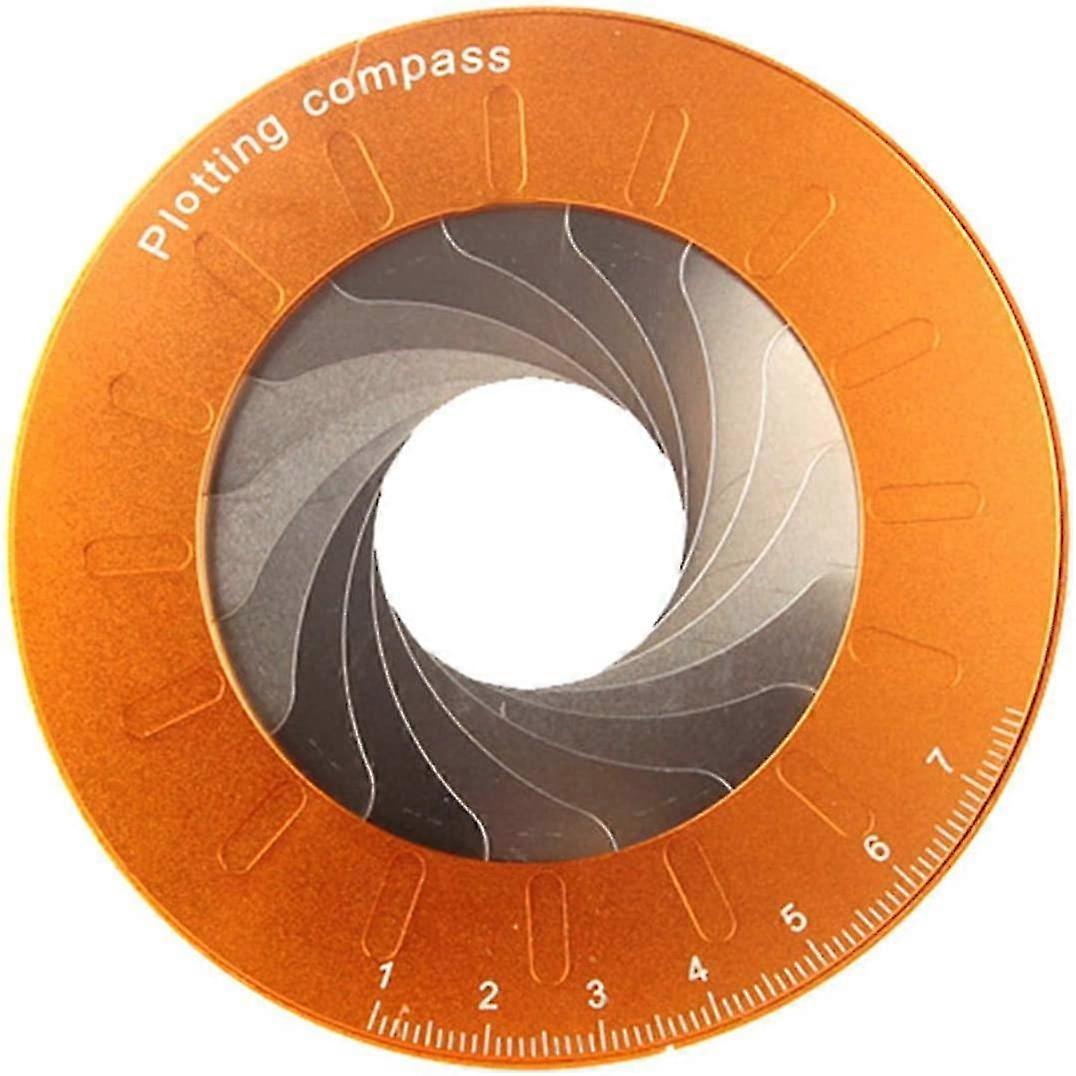 Circle Drafting Tool, Adjustable Flexible Rotating Aluminum Alloy Drafting Circle Template Tool For Drafting, High Precision Diameter Circle Maker For