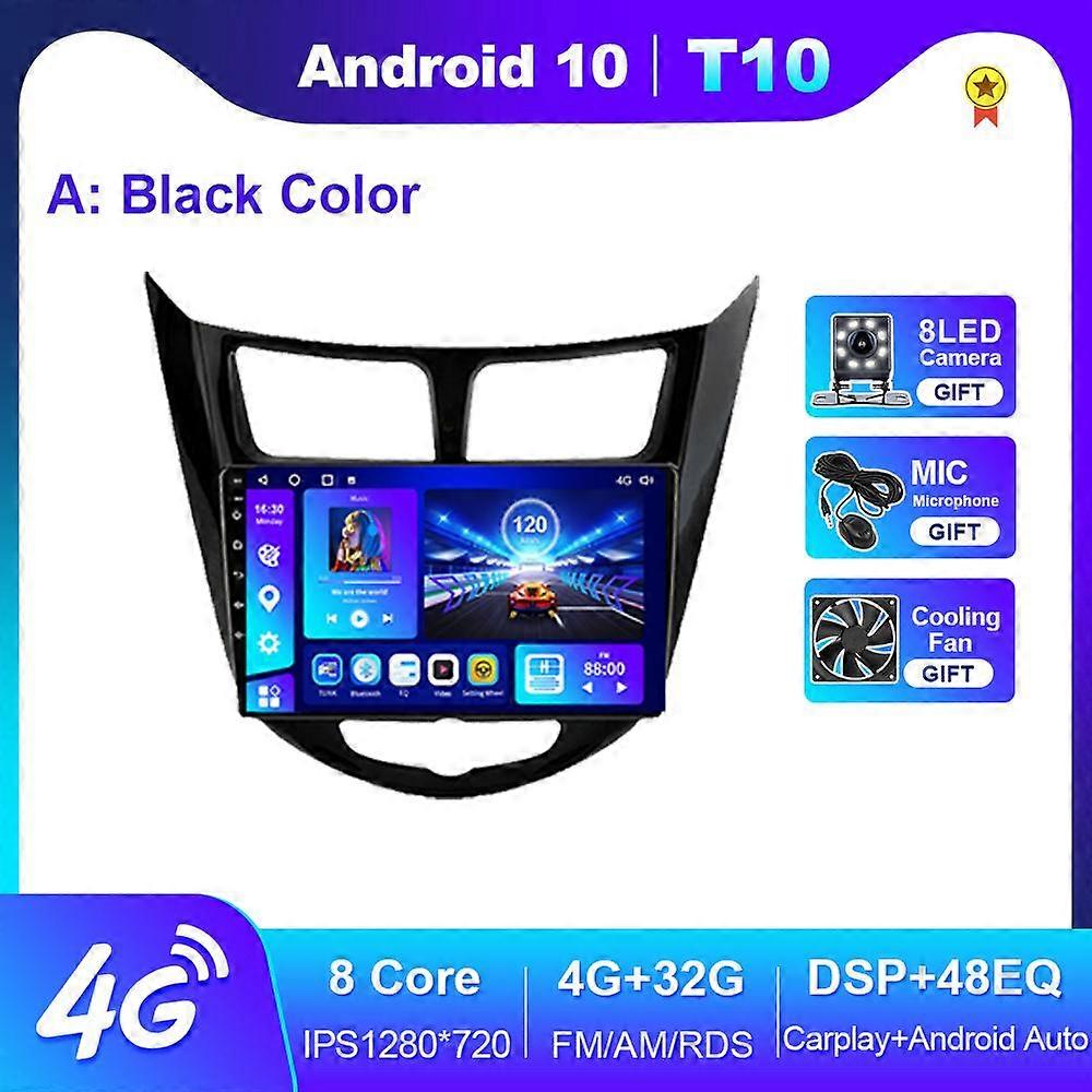 Redkid Car Radio For Hyundai Solaris 1 Accent Verna 2010-2016 Car 2 Din Radio BT Carplay Android Aut