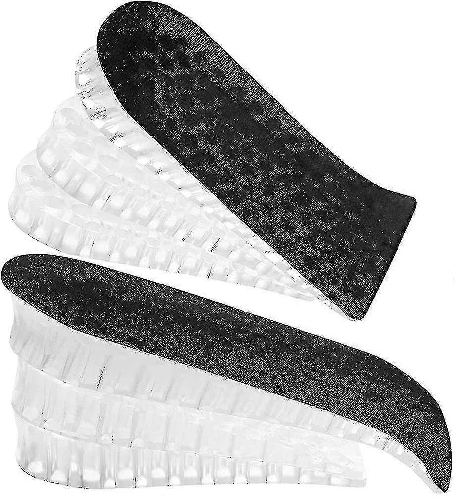 2 Pairs Of Heel Lift Inserts Height Increase Insole Invisible Increase Insole