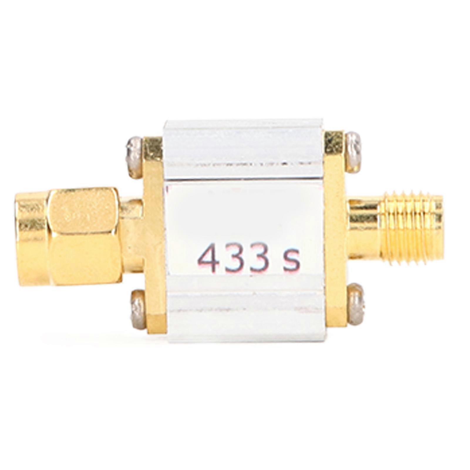 433MHz Bandpass Filter SMA Interface Band Pass Filter Module for RFID Receiver 50 Ohms