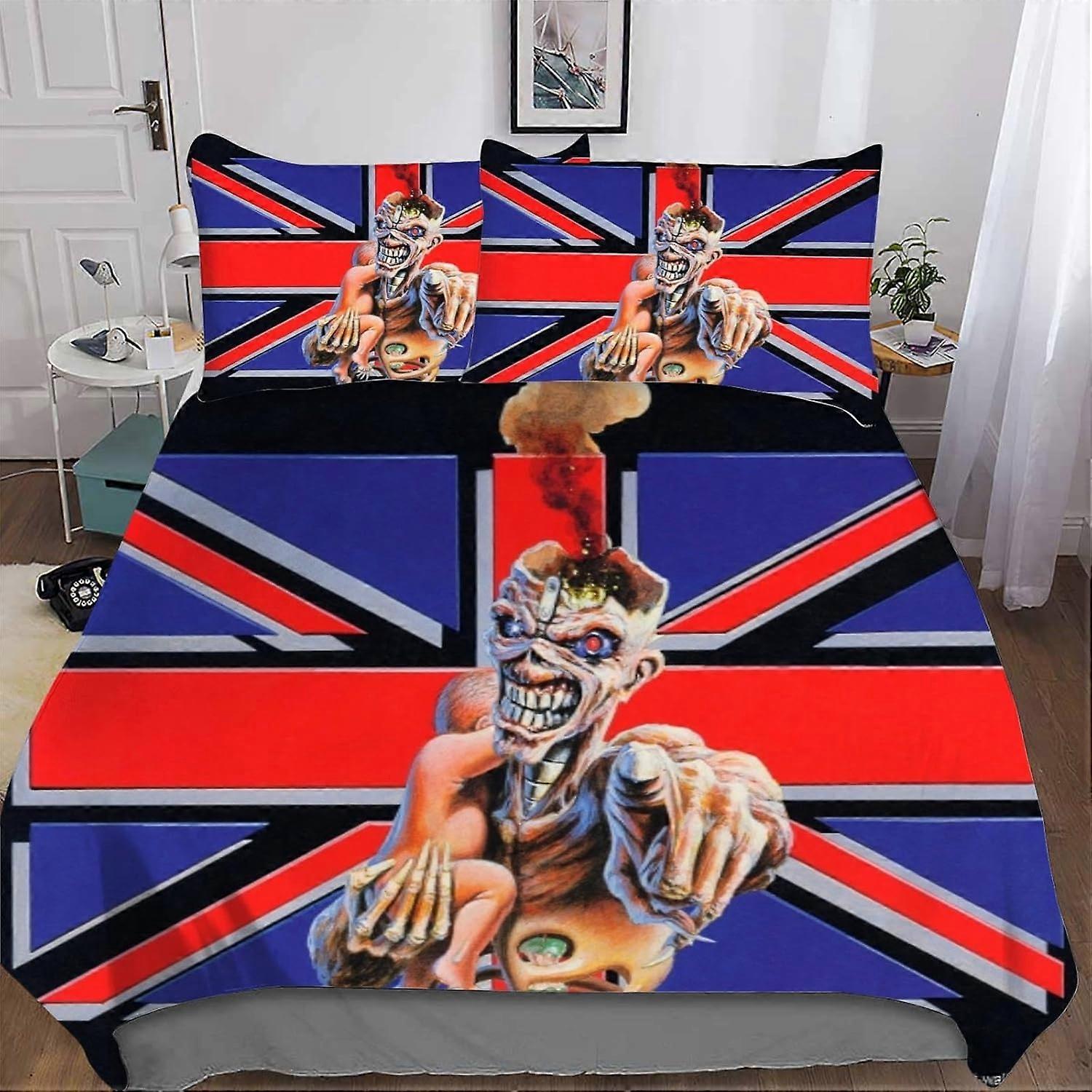 3D sängkläder set Simpsons täcke överdrag för pojkar flickor barn påslakan 3D digital utskrift sängar set 3st med örngott (135 * 200 CM)