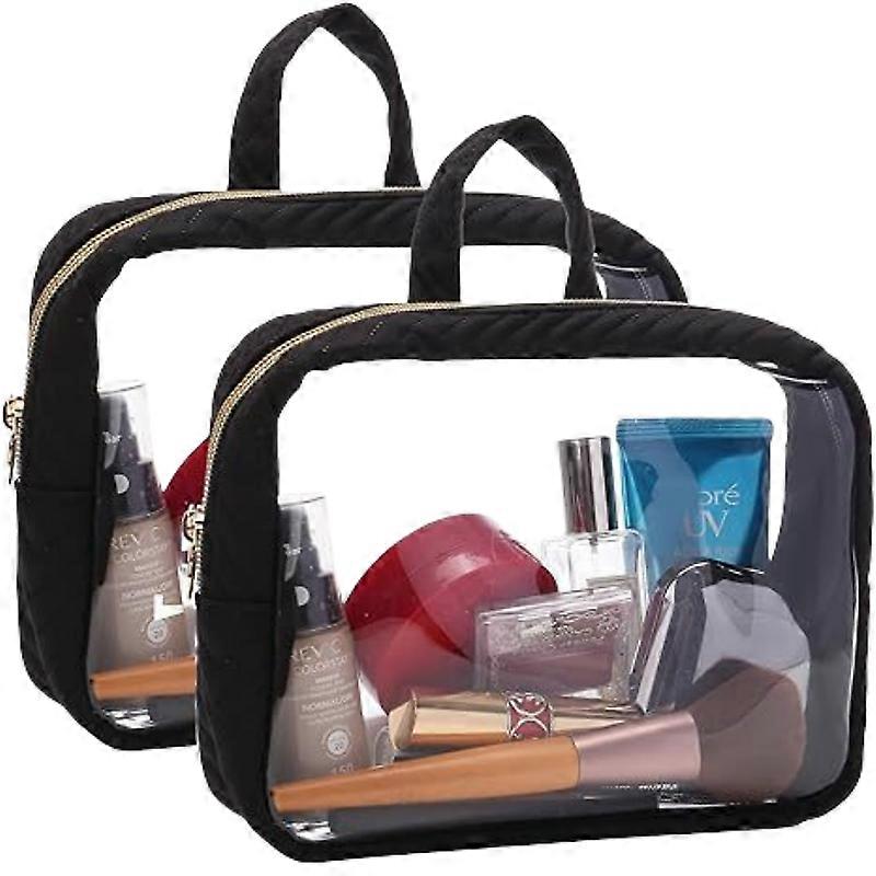 INF 2er Pack Reise-Kulturbeutel, tragbarer PVC-Wäschesack