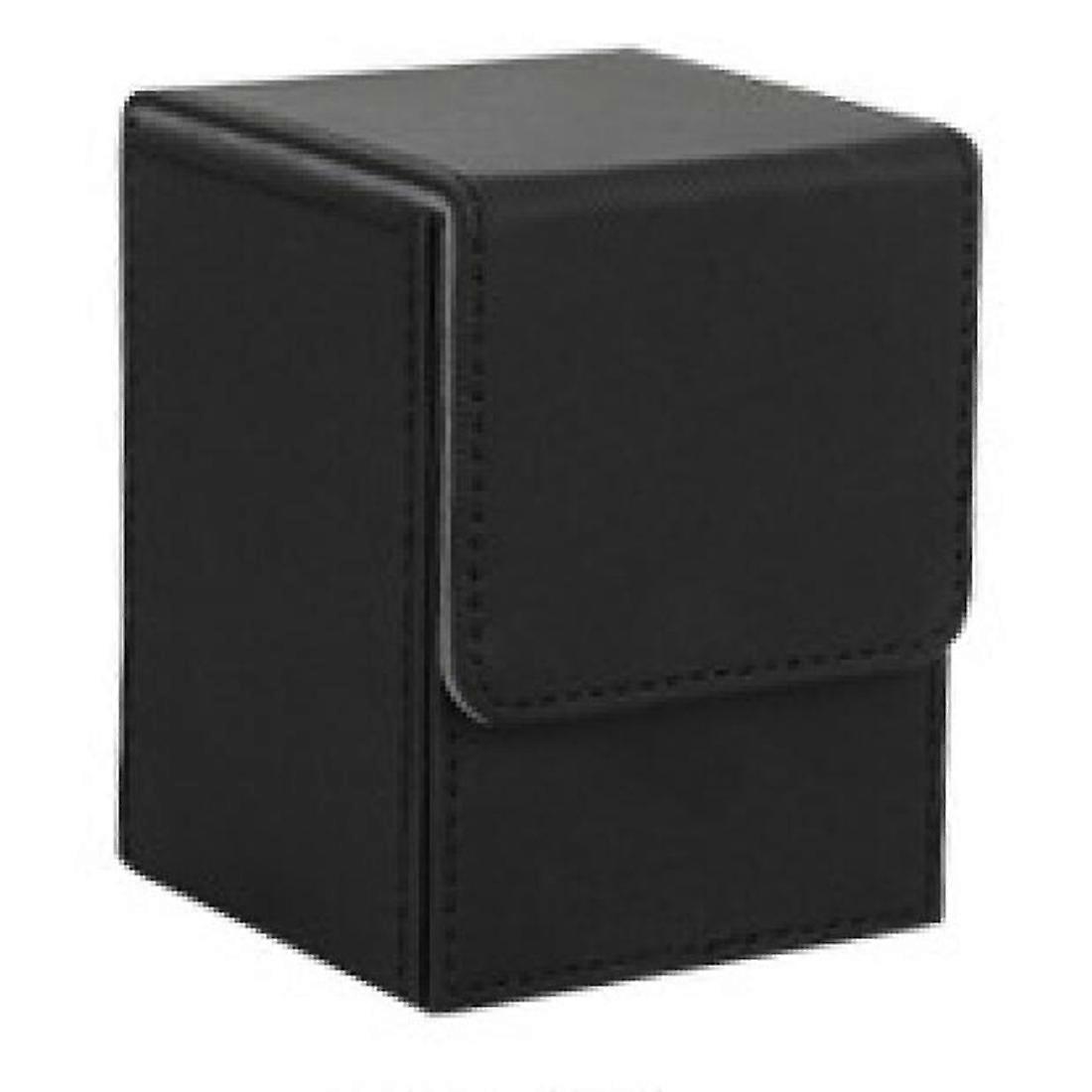 Card Case Deck Box Sleeved Cards Deck Game Box for Yugioh Binders: 100+, Black