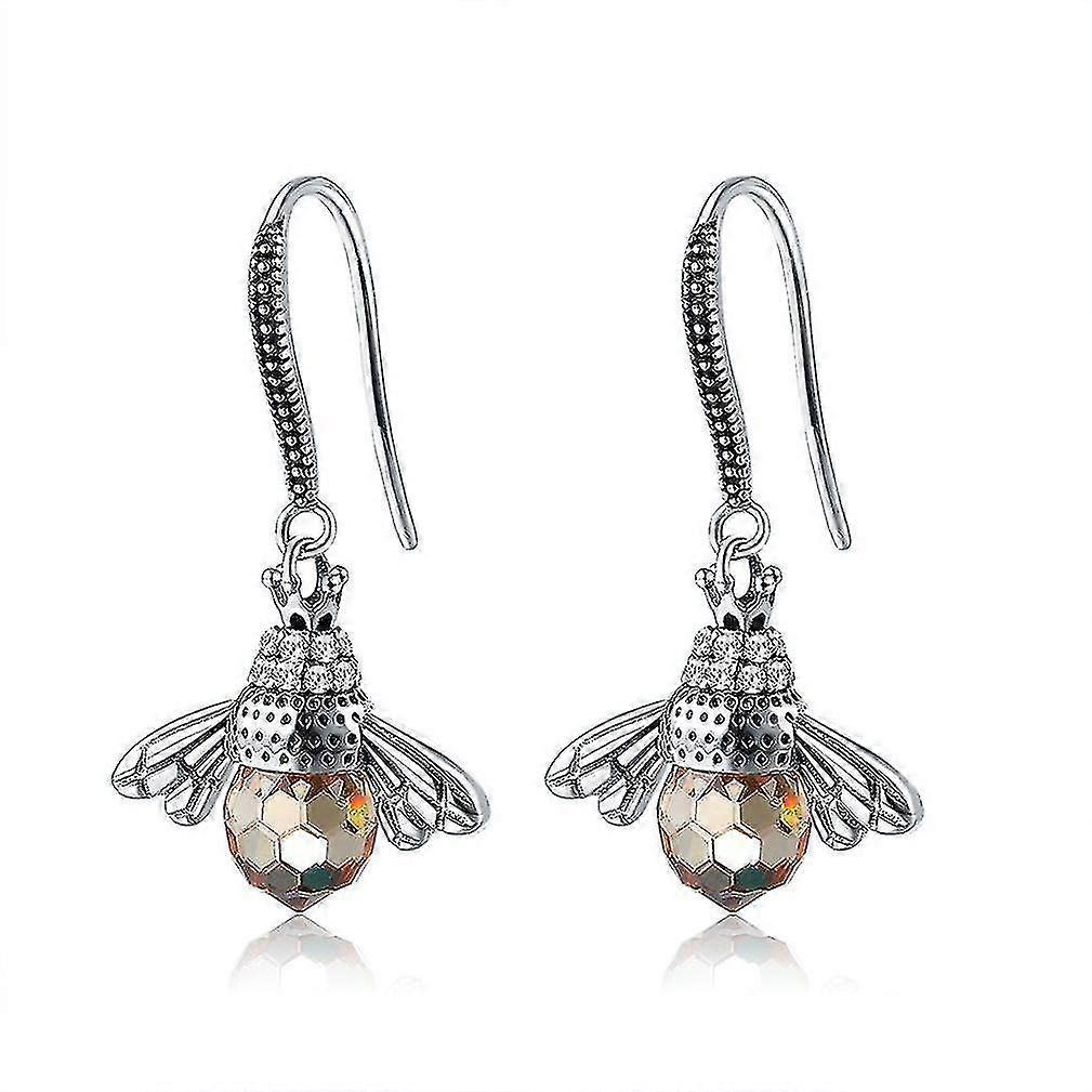 Earrings Animal Bee S925 Eardrops Ear Hooks For Wedding