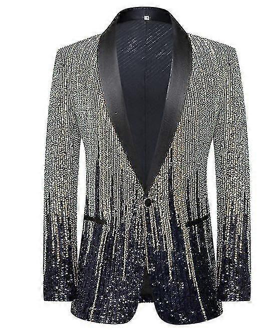 Meteor Gradient Sequin Suit Jacket Performance Clothes