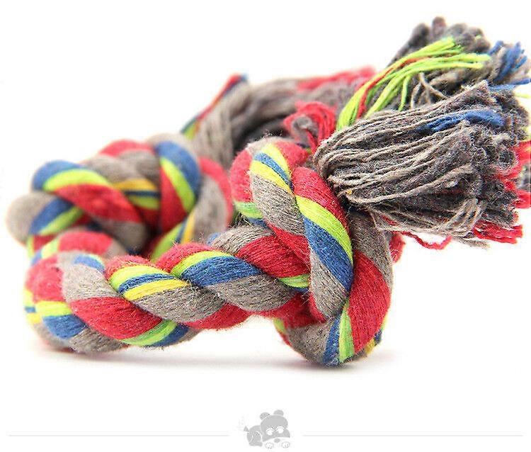 חדש חיית מחמד כותנה חבל לחיות מחמד כלב גור לעוס צעצוע קשר עמיד חבל קלוע חיות מחמד כלבים