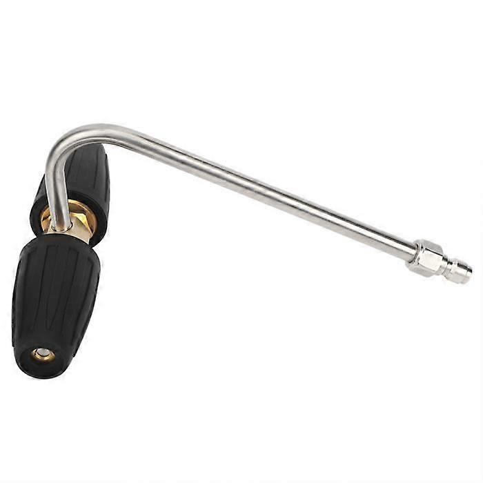 Zerone Cleaning Tool Double Rotating Nozzle 1/4 Quick Connect Socket Trench Cleaning 4000PSI